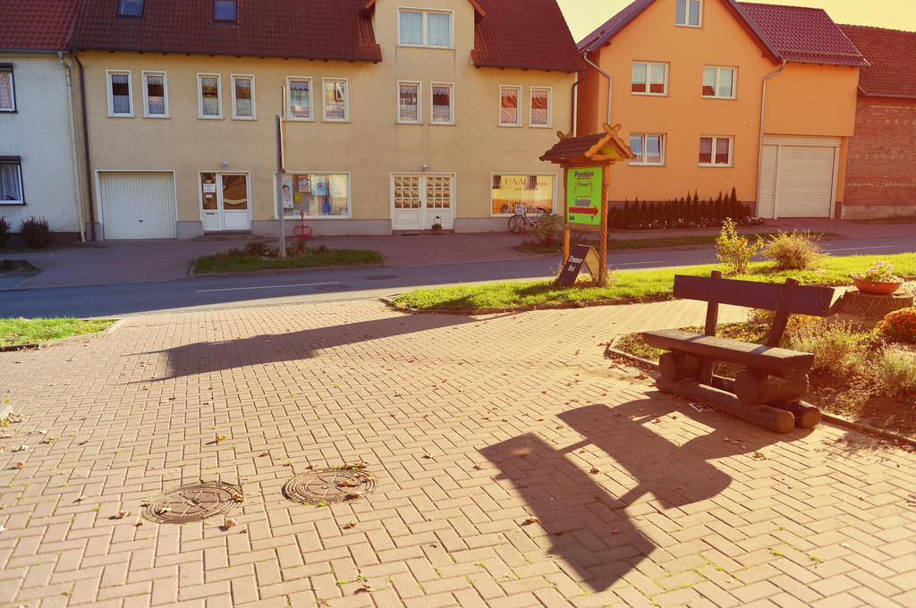 Pension Damkoehler Thale Ot Westerhausen Esterno foto